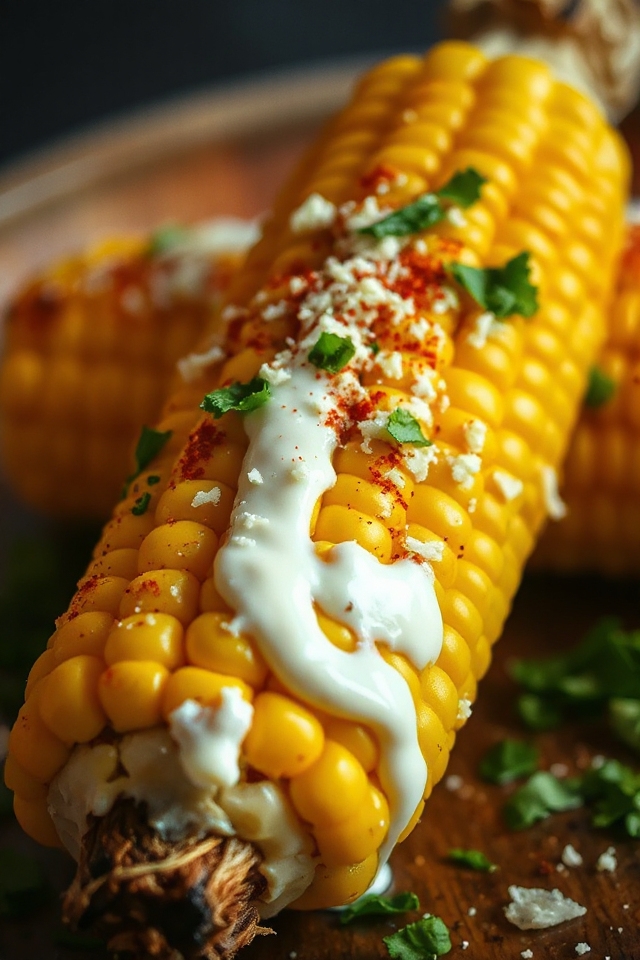 maíz callejero mexicano delicioso