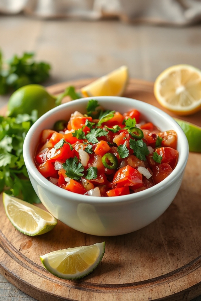 salsa mexicana casera fresca