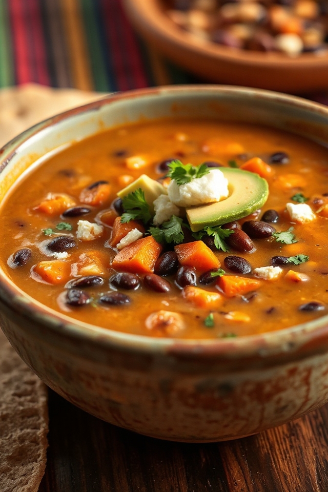 receta de sopa de frijoles mexicanos