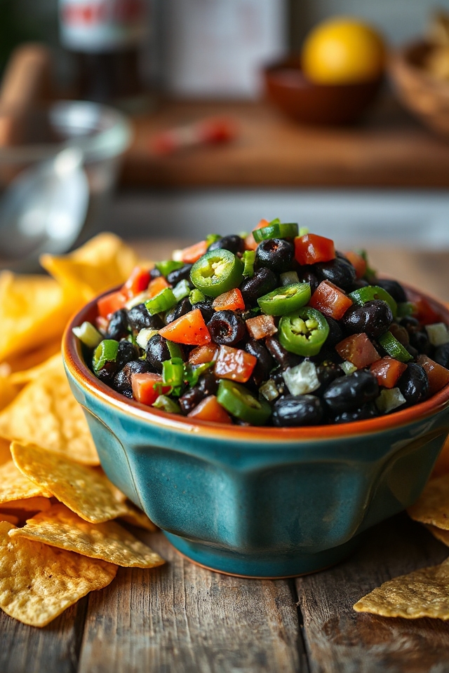 receta de dip de caviar mexicano