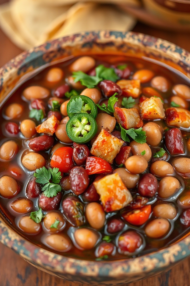 receta de frijoles charros mexicanos