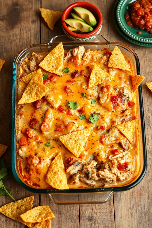 Instrucciones de la receta de pollo mexicano