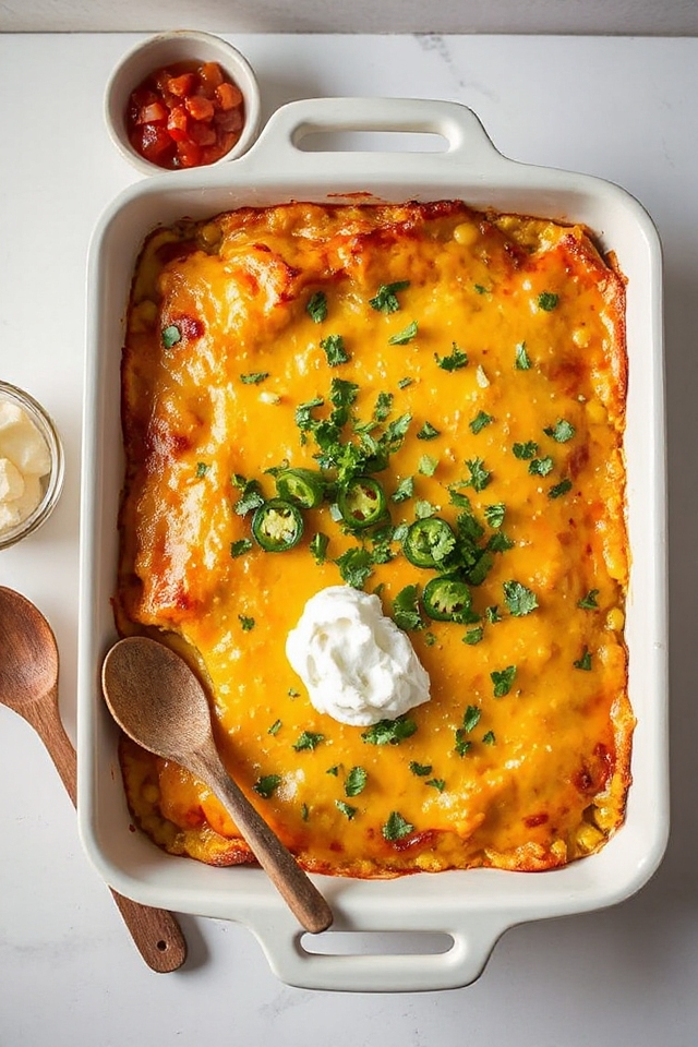receta de cazuela de maíz mexicana