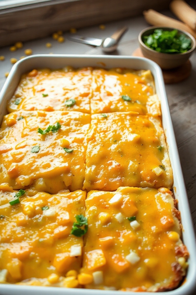 receta de cazuela de maíz mexicano