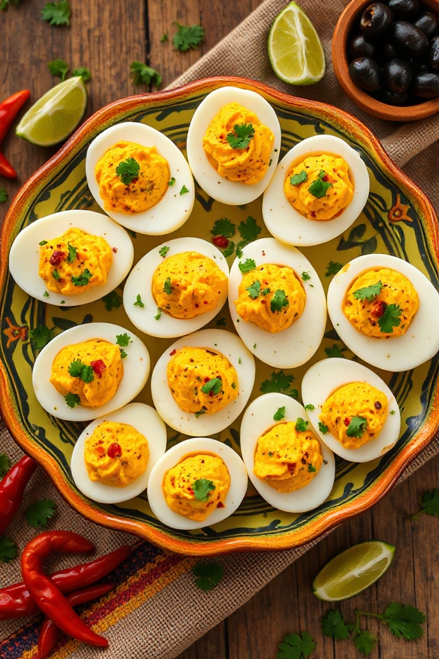 receta de huevos endiablados mexicanos