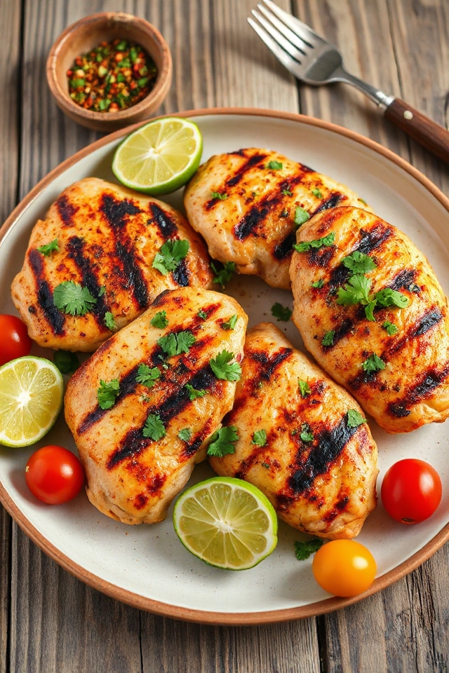 receta de pollo a la parrilla mexicano