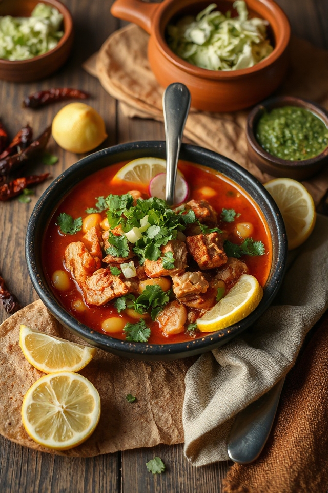 receta de sopa de hominy mexicana