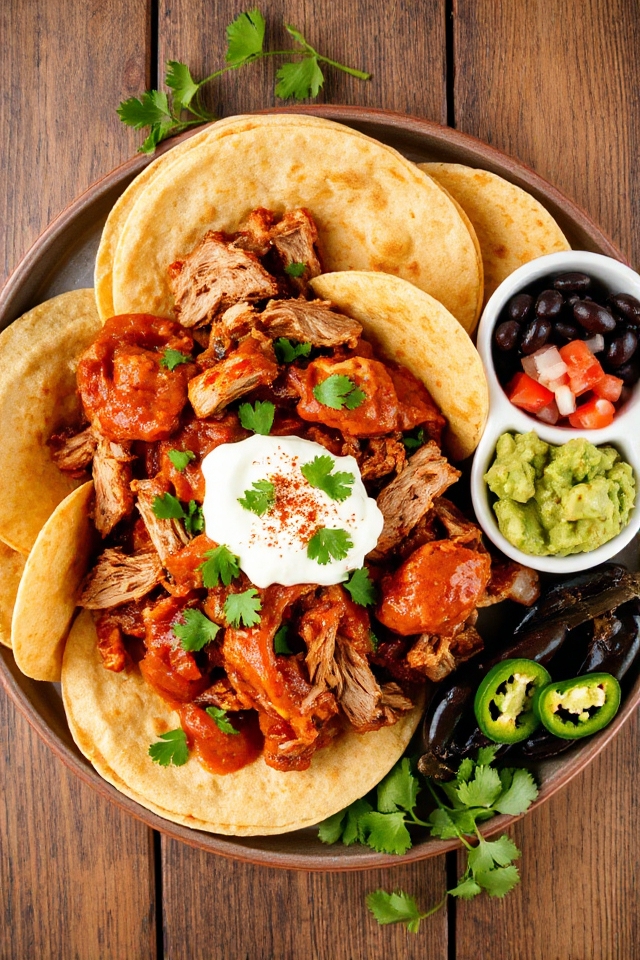 receta de cerdo desmenuzado al estilo mexicano