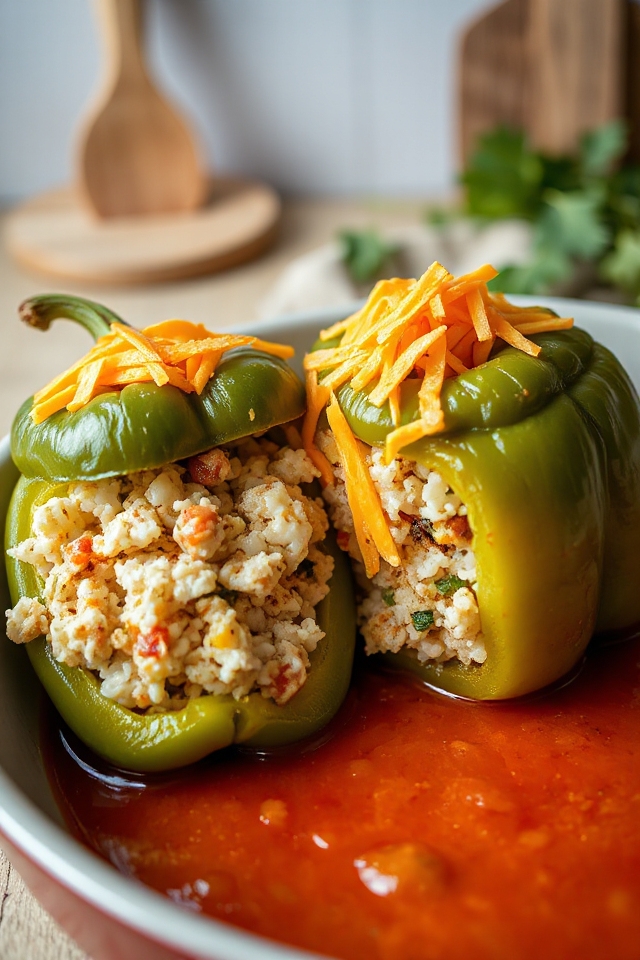 receta de pimientos rellenos mexicanos