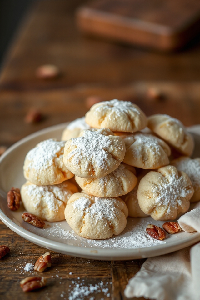receta de galletas de boda mexicanas